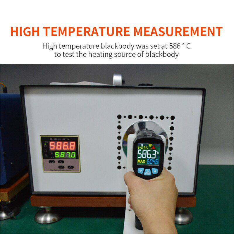 Infrared Thermometer Non-Contact Temperature Meter Gun Handheld Digital LCD  Outdoor Laser Pyrometer IR Thermometer IR02A IR02B IR02C