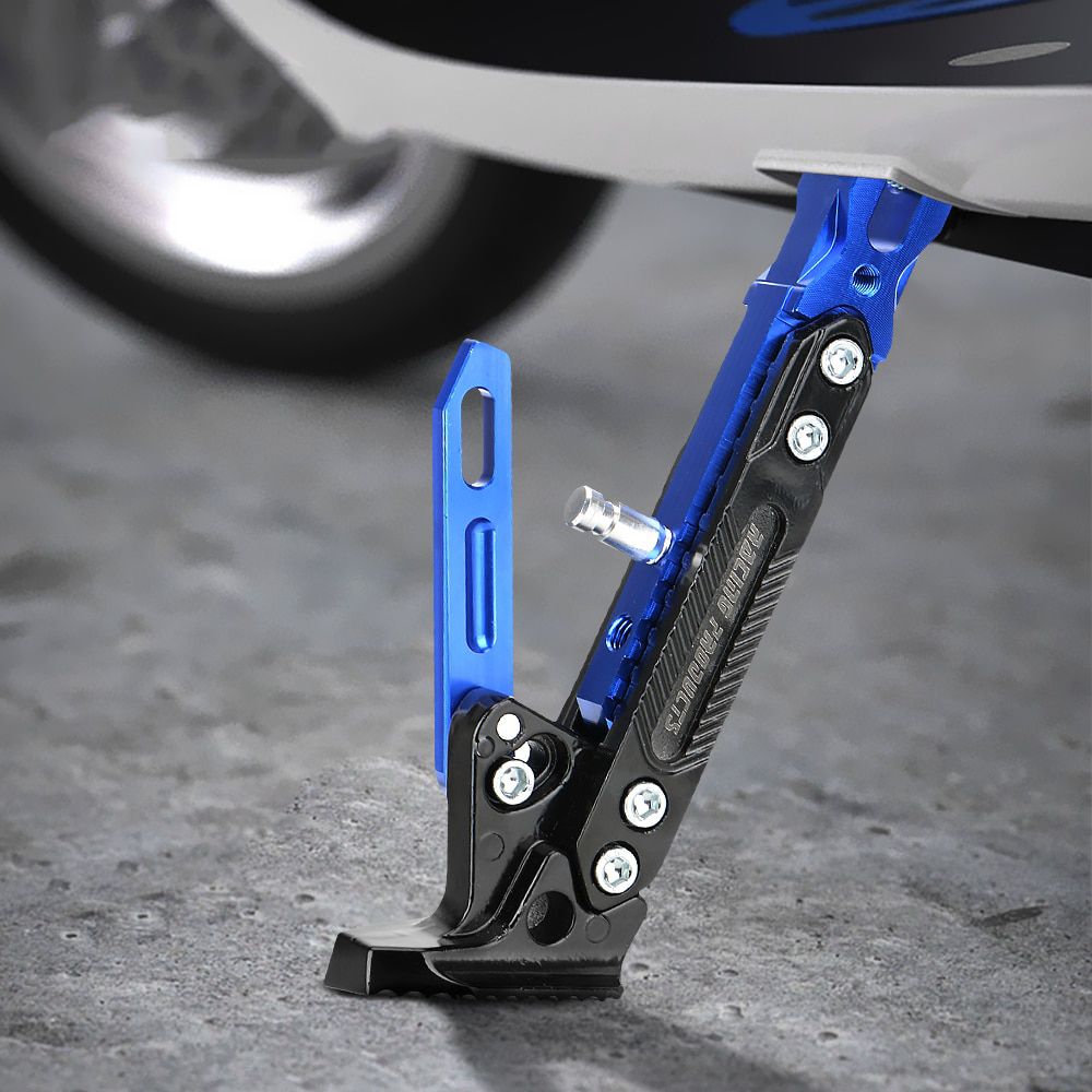 Kick Stand Parking Bracket Adjustable Kickstand Motorcycle Accessories Foot Side Stand for Electric Motorbike Motorcycle CNC