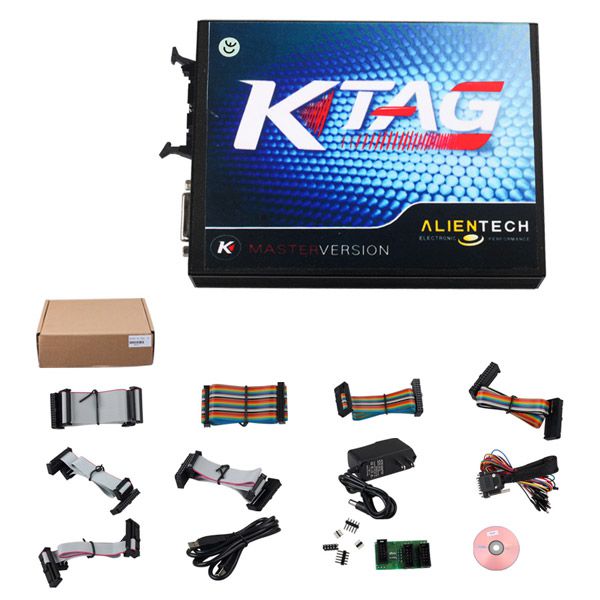 V2.13 KTAG K-TAG Firmware V6.070 ECU Programming Tool Master Version with Unlimited Token and ECM TITANIUM V1.61 for Free