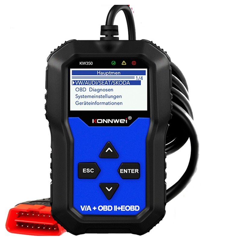 KONNWEI KW350 OBD2 Diagnostic Scanner for Car VAG VW Audi ABS Airbag Reset Oil Service Light EPB Diagnostic Tool Better VAG COM