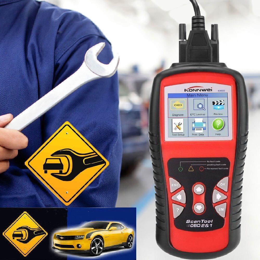 KONNWEI KW830 OBD 2 EOBD CAN Scanner Tool Auto Code Reader Odb2 Diagnostic Tool Car Scanner Tools Diagnostic Scanner  Car Tools