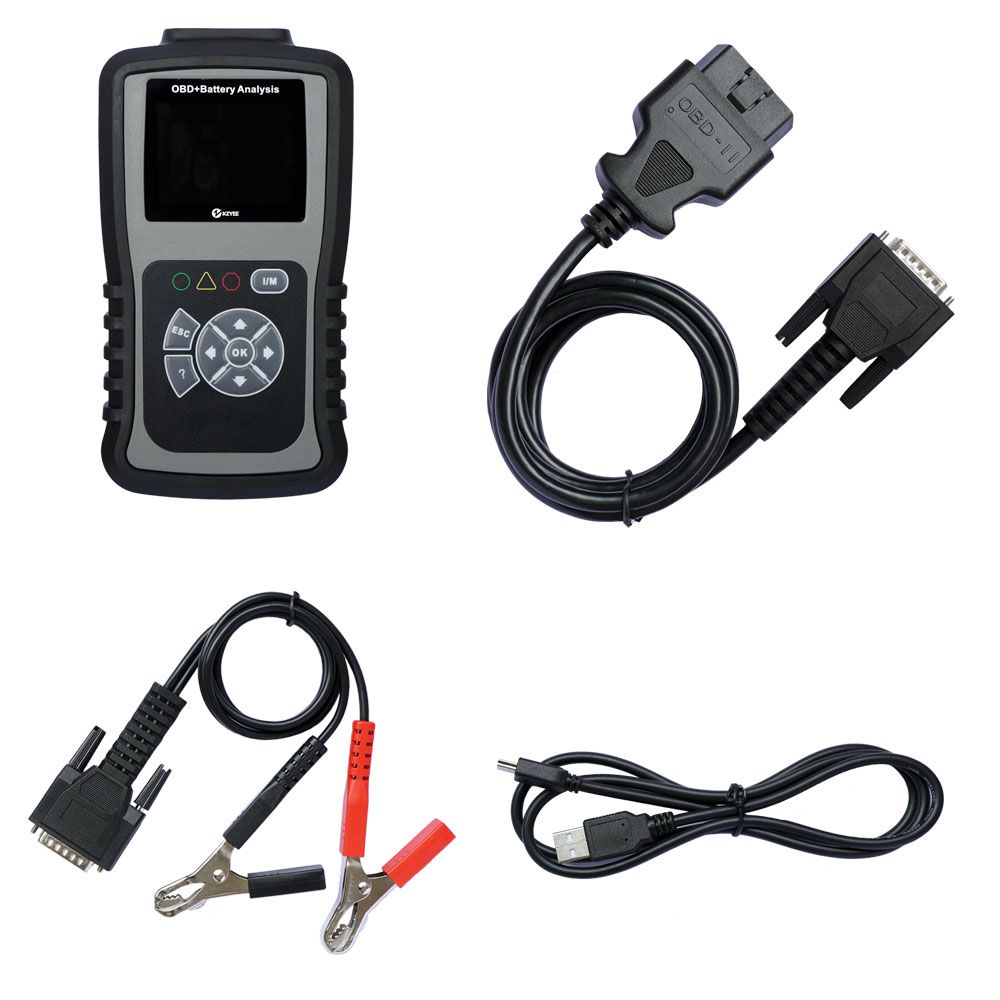 KZYEE KM301 OBD+Battery Analyzer+Reset Free Shipping