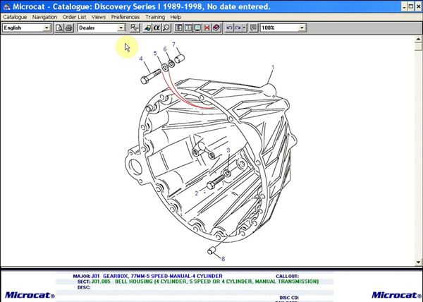 New and Latest Microcat Electronic Parts Selling System 2013.07 for Land Rover