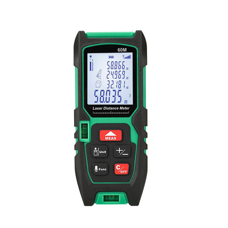 80m Laser Distance Meter Rangefinder Slope Trajectory Compensation Digital Laser Measure Tape Roulette Range Finder