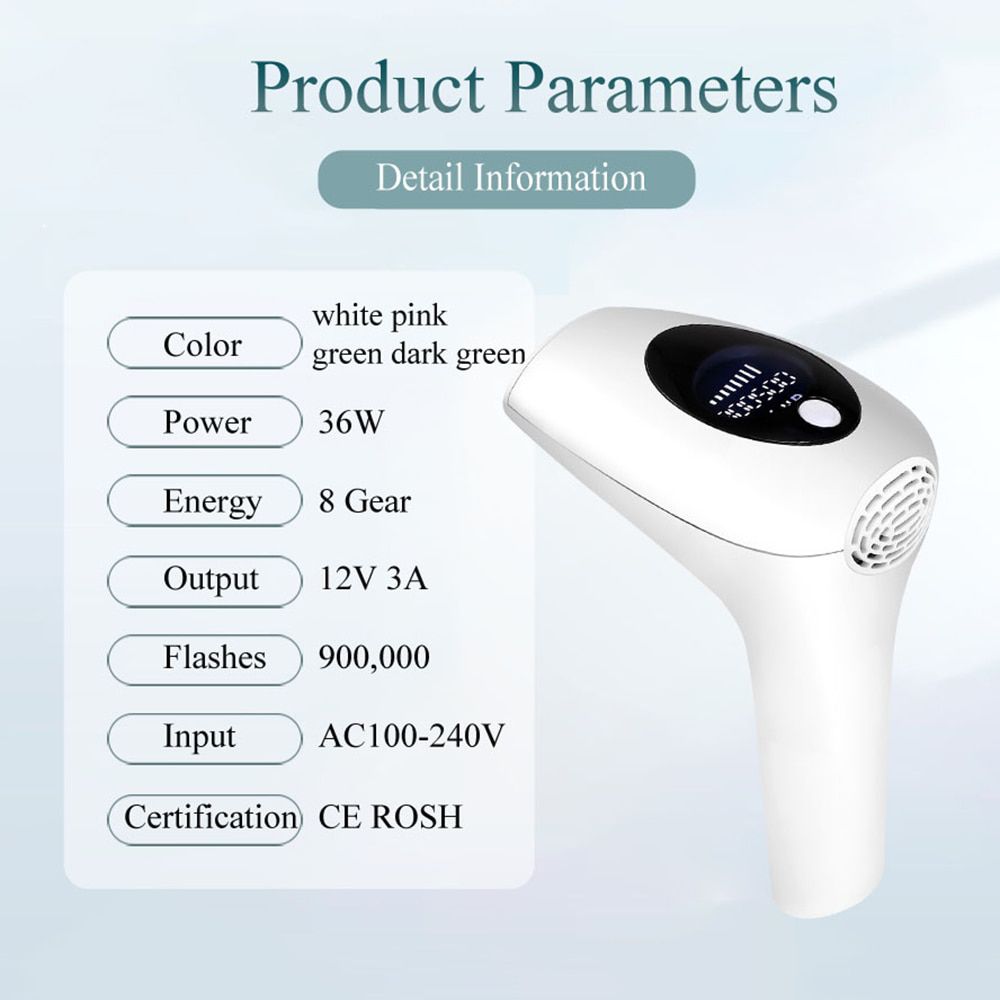 IPL Laser Hair Removal Machine Permanent Painless Epilator Professional LCD Laser Photoepilator Women Hair Remover for Face Body