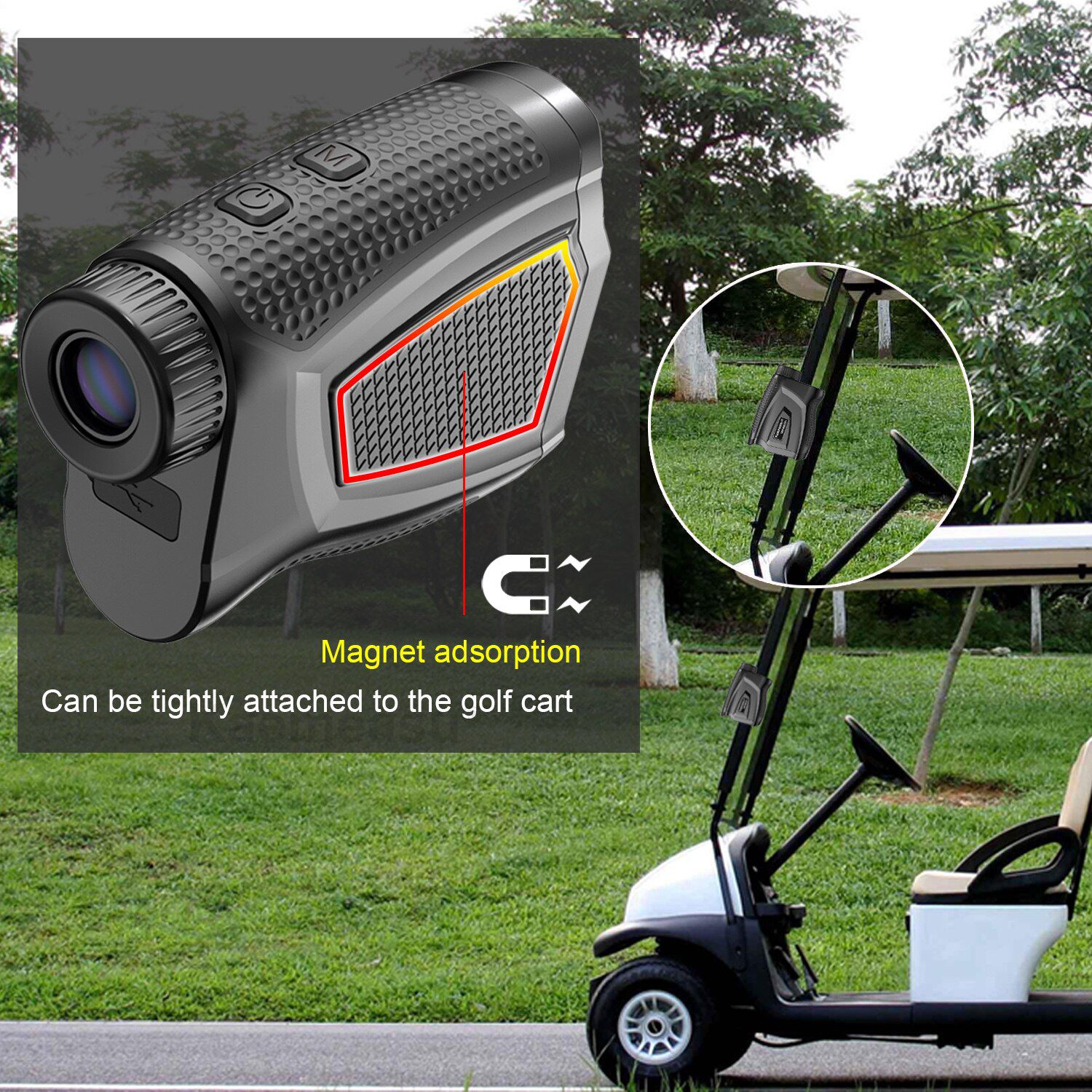 Laser Rangefinder Distance Measuring Telescope Monocular Range Finder Angle Speed Laser Distance Meter for Golf Sport, Hunting