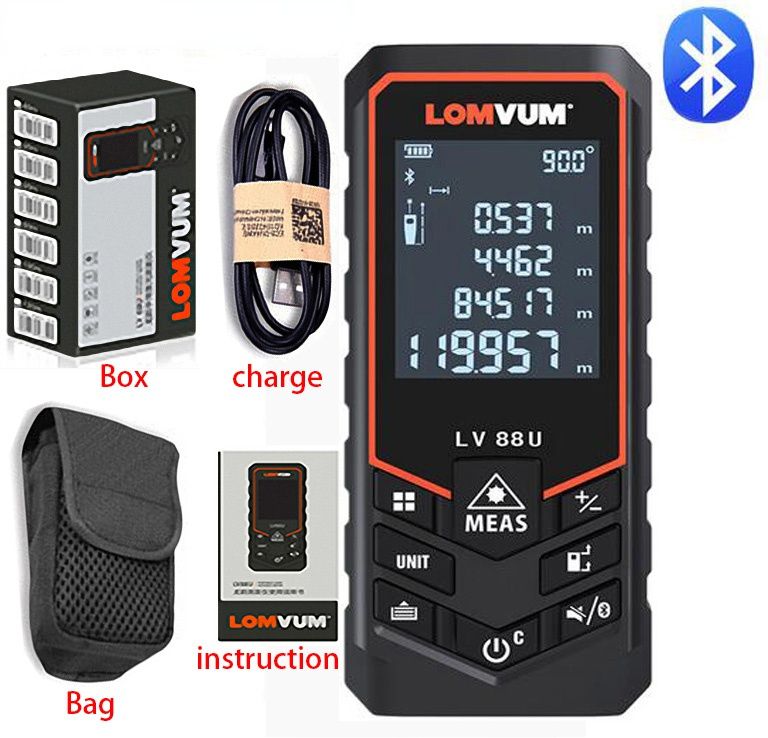 laser rangefinder laser distance measurer tape digital distance meter laser electronic level rules