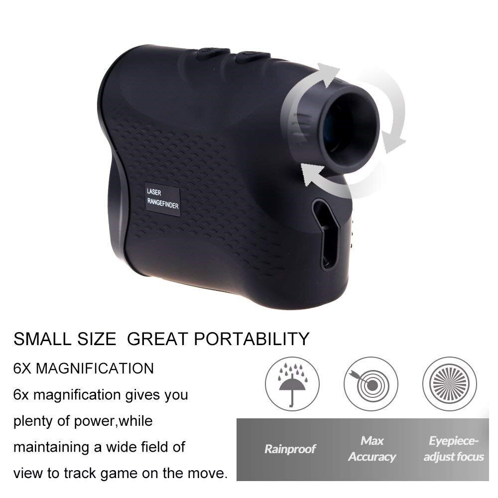 Laser Rangefinder 600M Laser Distance Meter for Golf Sport, Hunting, Survey Golf Range Finder Measuring tools