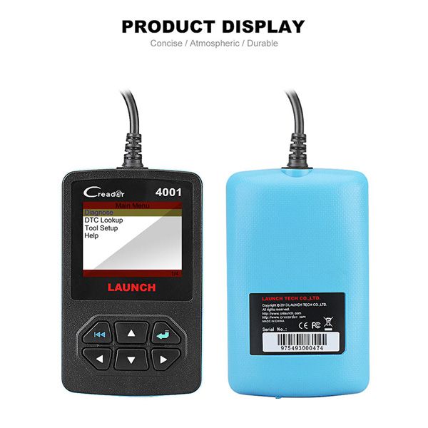 LAUNCH DIY CReader 4001 OBDII/EOBD Auto Diagnostic Scan Tool Code Reader