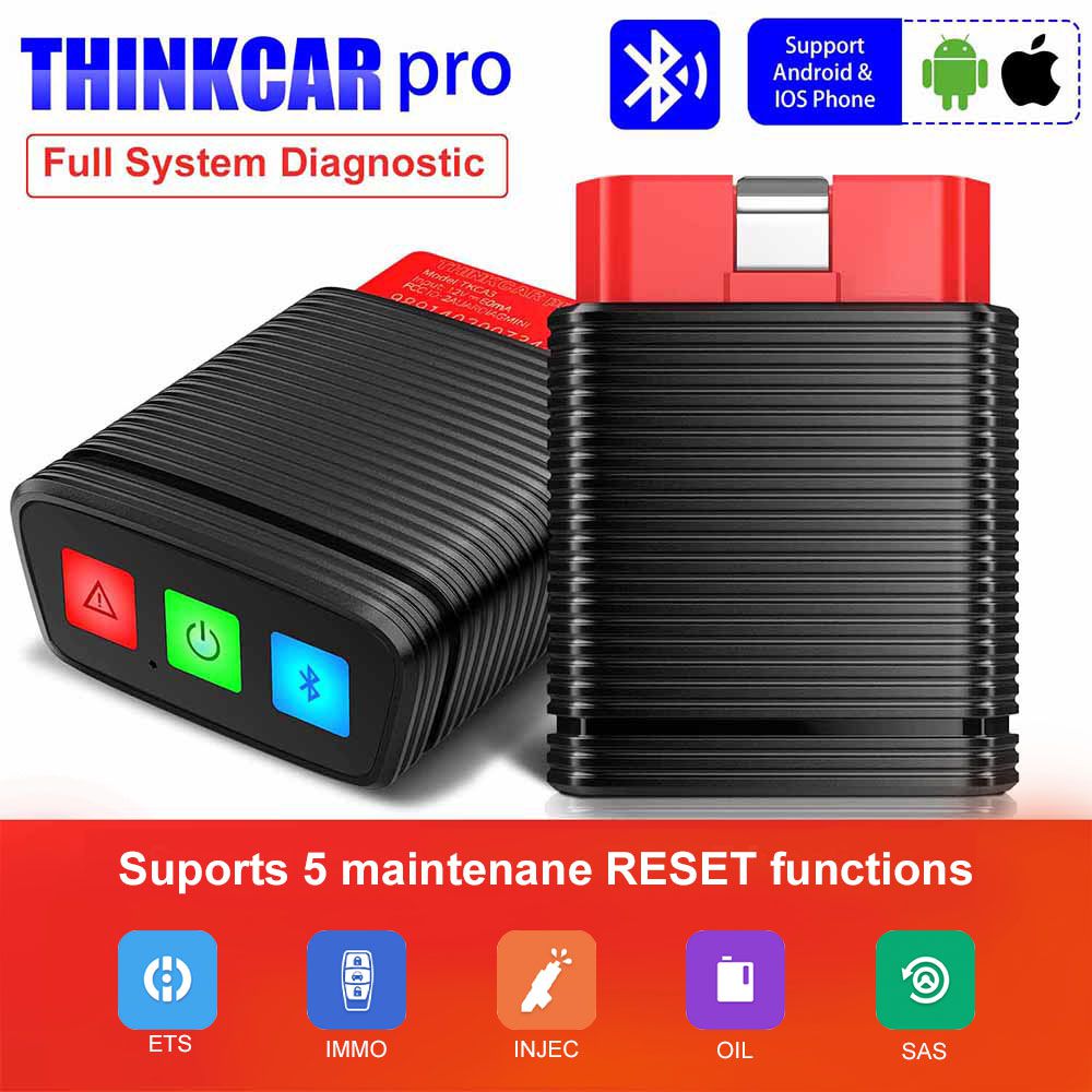 ThinkCar Pro Thinkdiag Mini Bluetooth Full System OBD2 Scanner with One Year All Brands License