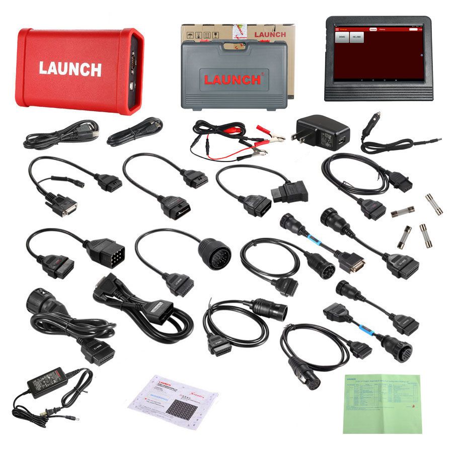 Launch X431 V+ Wifi/Bluetooth X431 and HD Heavy Duty Truck Diagnostic Module Supports Trucks