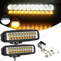 6 Inch Led Work Light 60W Combo Yellow And White Flood WorkLight IP68 Waterproof Lamp For SUV Off-Road Truck Lights 12V /24V