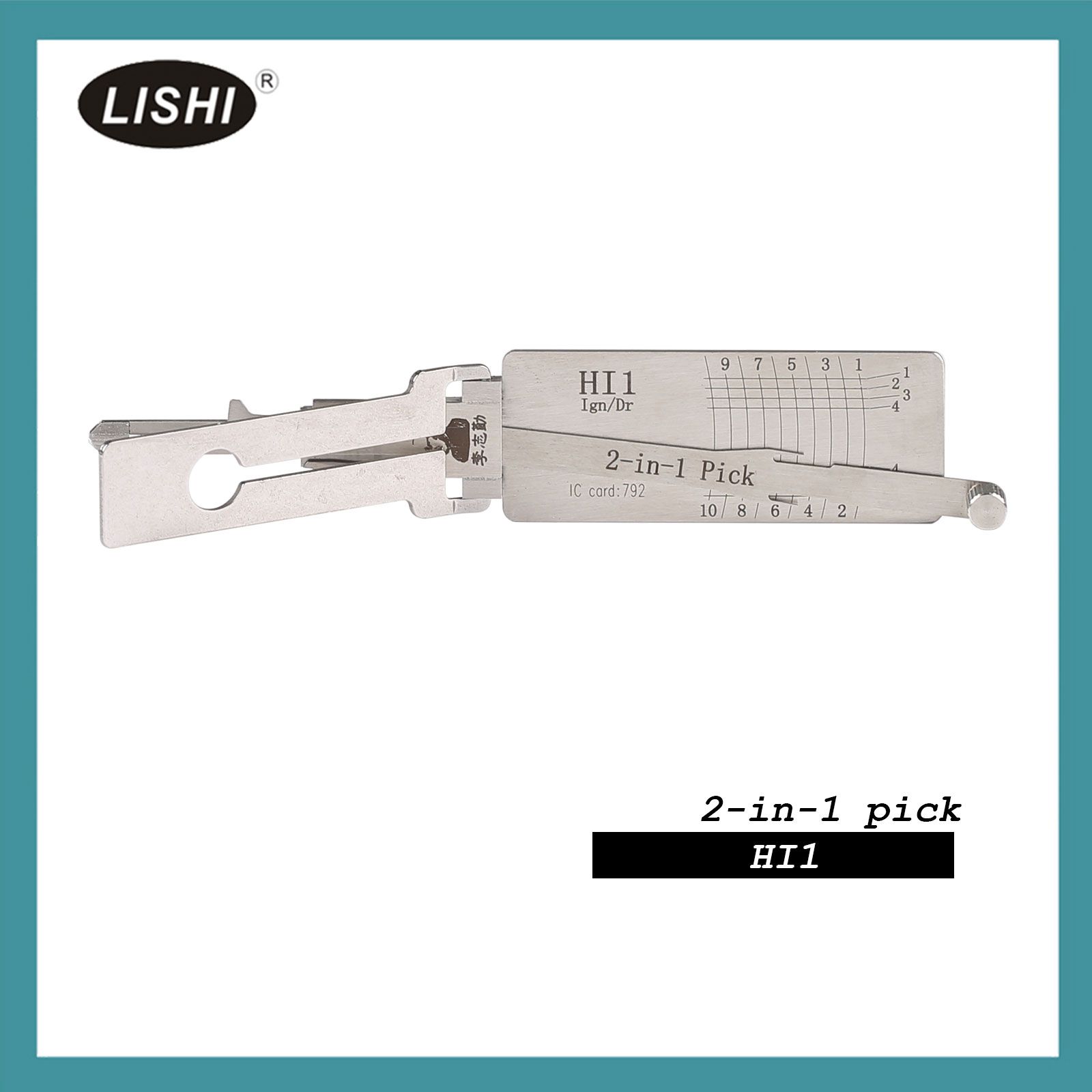 2022 New LISHI HI1 Flat Milling Hino 2-in-1 Tool