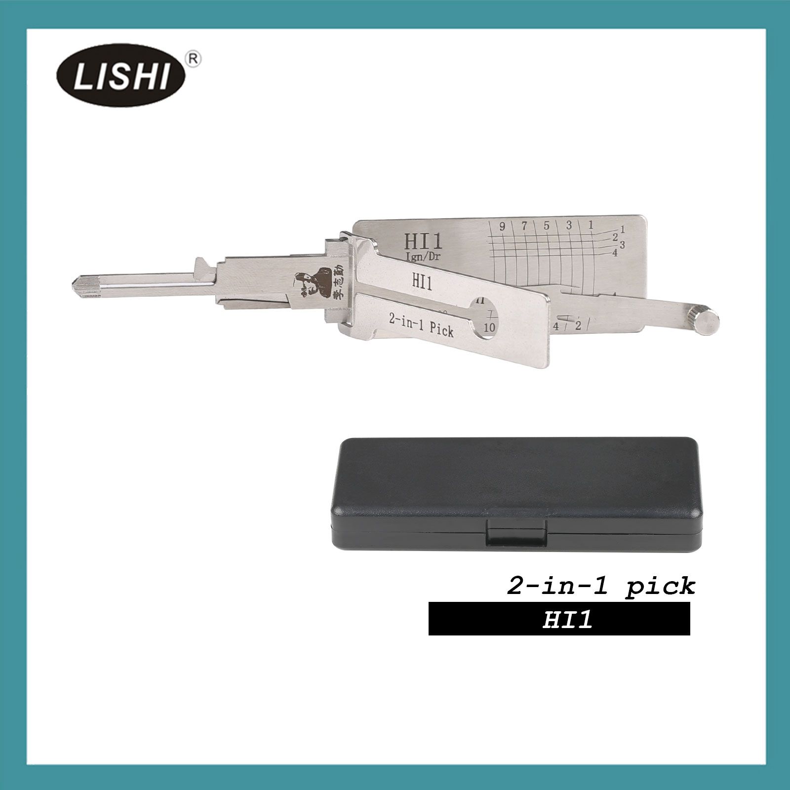 2022 New LISHI HI1 Flat Milling Hino 2-in-1 Tool