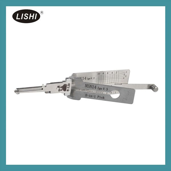 NEW LISHI NSN14 (Ign) 2-in-1 Auto Pick and Decoder