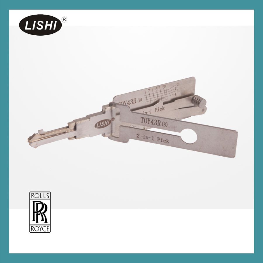 LISHI TOY43R 2 in 1 auto pick and decoder  (8 pin )