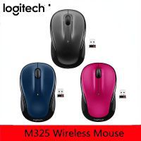 Logitech M325 Wireless Mouse 1000 DPI  2.4G Nano Receiver Wireless Mice 3 Buttons For Laptop Office 100% Original