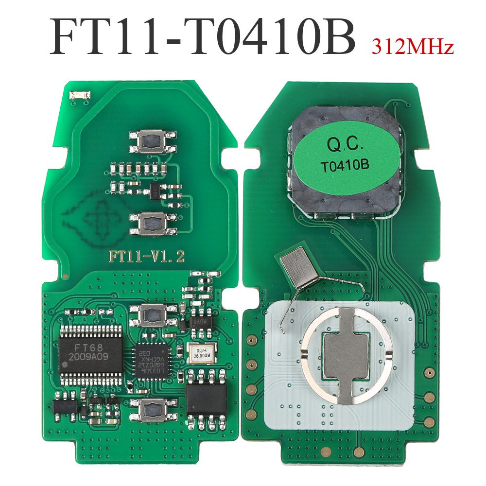 Lonsdor FT11-0410B 312/314MHz Toyota Smart Key PCB (Can Copy Most 8A)