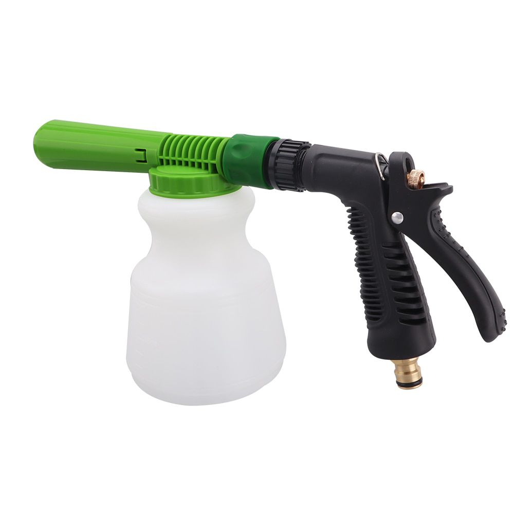 Low Pressure Carwash Foam Gun Foam Cannon Snow Foam Lance Foam Nozzle Water Hose Foam Gun 1L Bottle