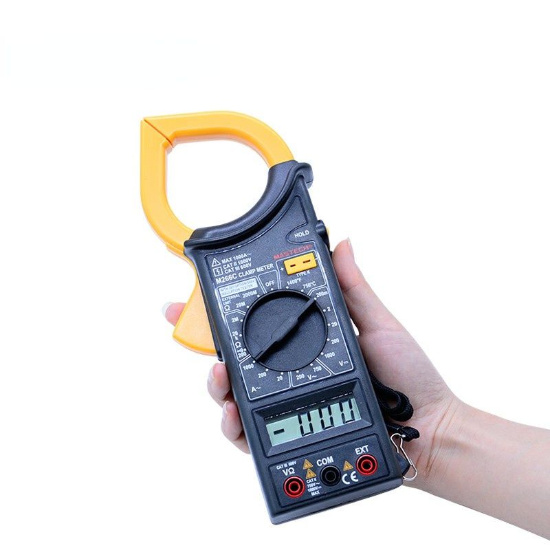 M266C/F Digital Clamp Meter Voltmeter Ohmmeter ACVoltage AC Current Resistance Temp Tester Detector with Diode multimeter