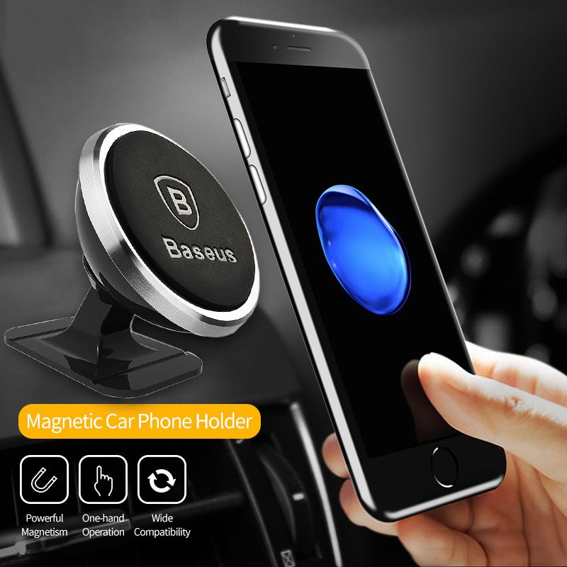 Magnetic Car Phone Holder For iPhone 12 11 X Samsung Magnet Mount Car Holder Phone in Car Cell Mobile Phone Holder Stand