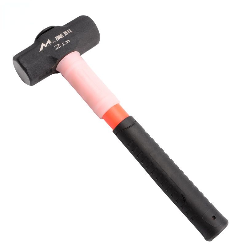 2LB - 4LB Construction Hammer Drilling Crack Hammers PPR Handle Building Sledge Hammer