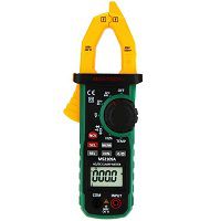 Mastech MS2109A Auto Range Digital AC DC Current Clamp Meter Multimeter HZ Temp Capacitance Tester with NCV Detector