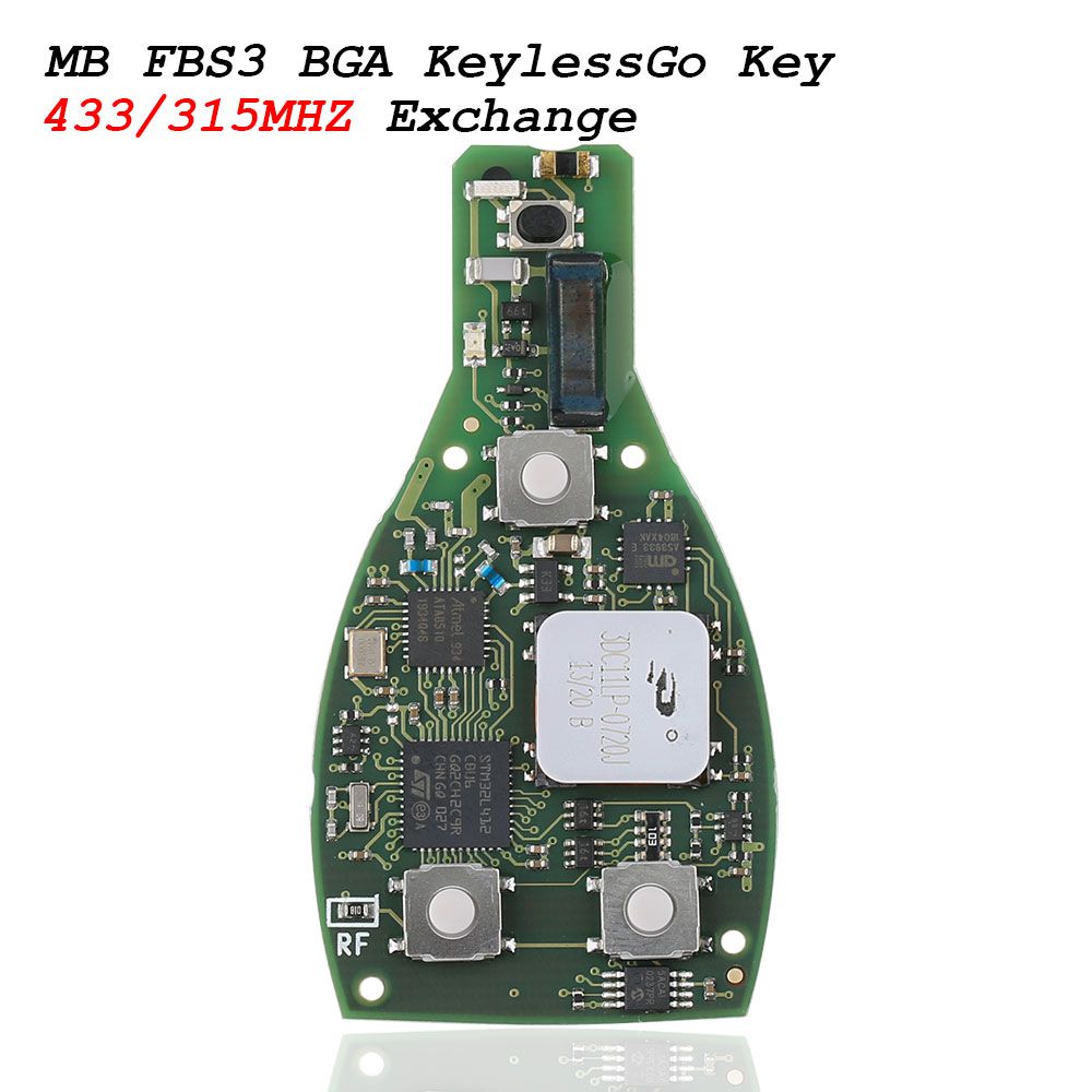 CG MB FBS3 BGA KeylessGo Key 315/433MHZ for W204 W207 W212 W164 W166 W216 W221 W251