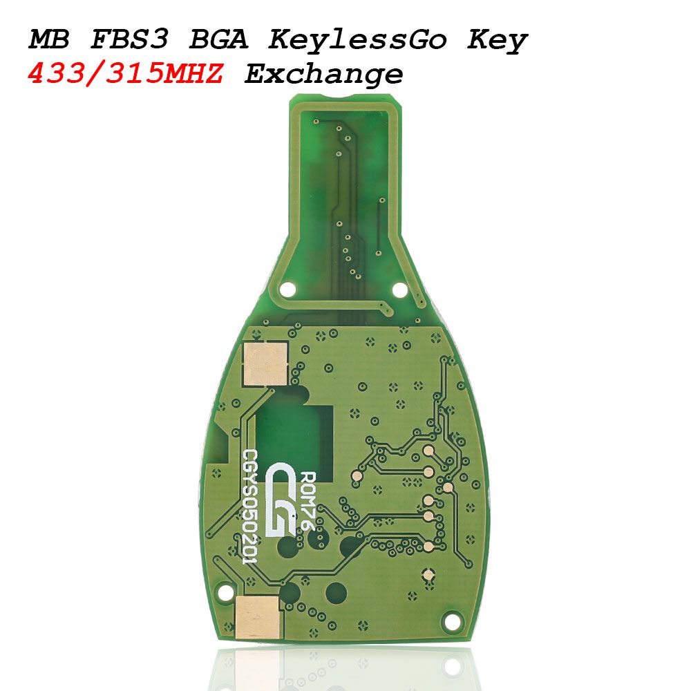 CG MB FBS3 BGA KeylessGo Key 315/433MHZ for W204 W207 W212 W164 W166 W216 W221 W251