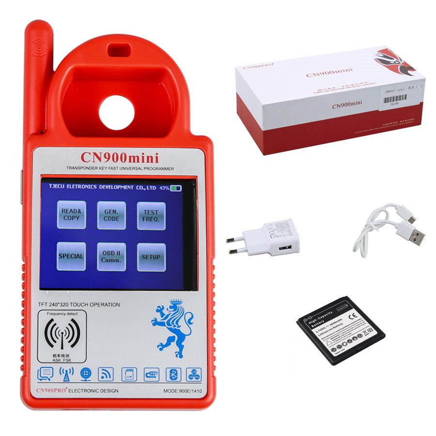 Smart CN900 Mini CN900 Transponder Key Programmer Software V5.18 Firmware V1.34.2.19