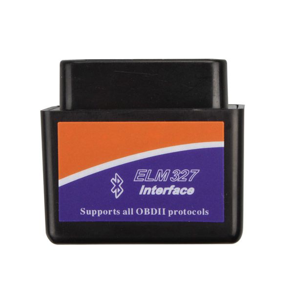 Black MINI ELM327 Bluetooth OBD2 Hardware V1.5 Software V2.1