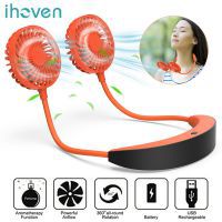 Mini Fan Portable Neck Fan Rechargeable Fan 5200mAh Foldable Handheld Air Conditioner Cooler Fan for Home Outdoor