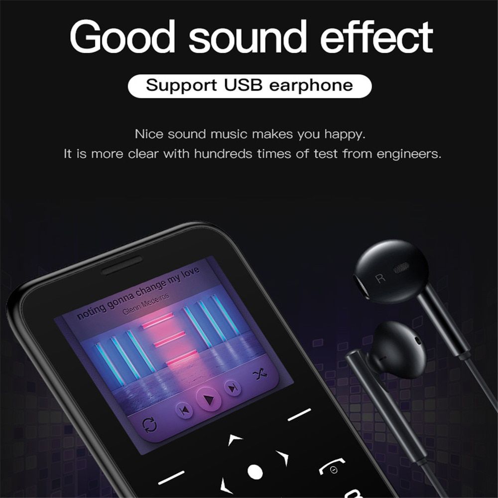 Mini Mobile Phone Soyes 7S+ Dialer Supporyt Russian Arabic Hebrew Keyboard Hifi Sound Kids Children Card CellPhone