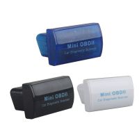 Mini OBDII Car Diagnostic Scanner for Android and Windows (Blue/Black/White)