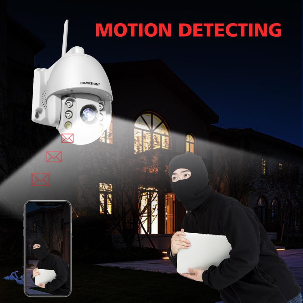 5MP 2MP SIM Card 3G 4G Wireless Mini PTZ Dome Camera  AI human Auto Tracking Outdoor 5X Zoom Two Way Audio CCTV Security Camera