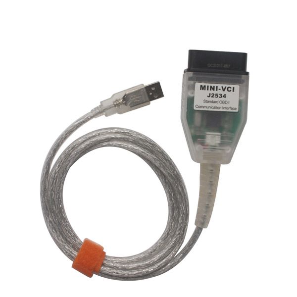 Cheap MINI VCI J2534 Cable for Toyota with Techstream V14.20.019 Diagnostic Software Firmware V1.4.1