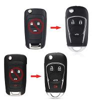 Modified Flip Car Key Shell For Citroen C2 C3 C5 C6 C8 For Peugeot 307 408 308 Remote Fob Case 2 Button CE0536 HU83 Blade