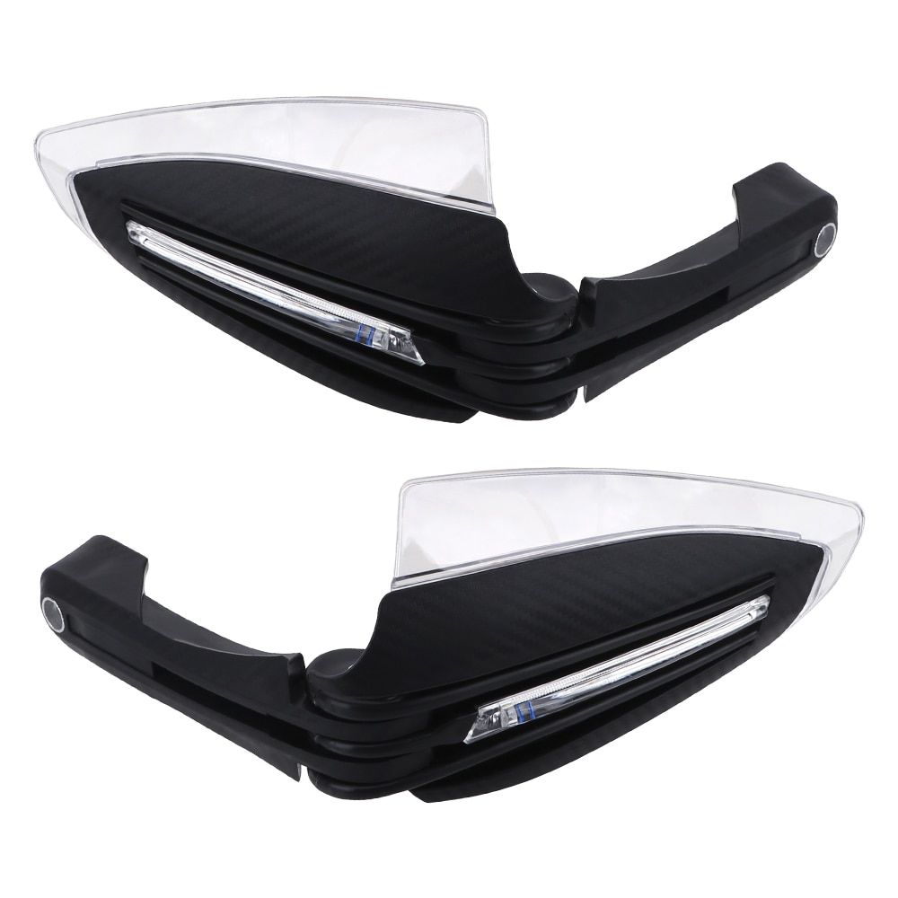 2PCS Motorcycle Hand Guard With LED Signal Light Accessories Universal,For Handlebar 22mm Outer or 15-17mm Inner Diameter