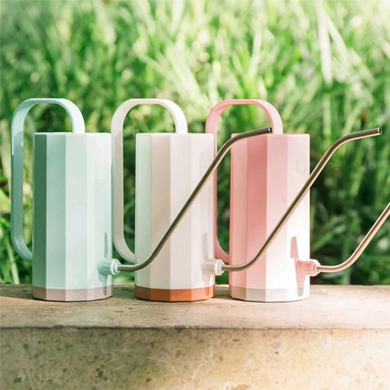 1.2L Long Mouth Watering Can Plastic Plant Sprinkler Potted Practical Flowers Gardening Tools Handle Home Irrigation Accessories