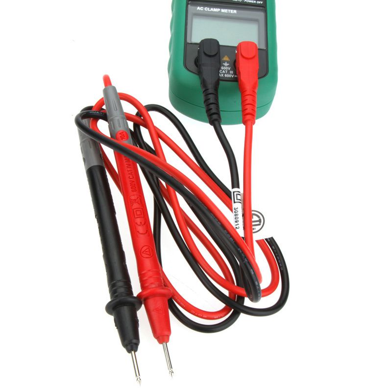 MS2008A Digital AC Clamp Meter 600A Amper Clamp Multimeter Backlight Data Hold Diode Continuity test