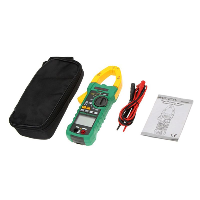 MS2015A  Auto Range Digital AC 1000A Current Clamp Meter True RMS Multimeter Frequency Capacitance Tester NCV