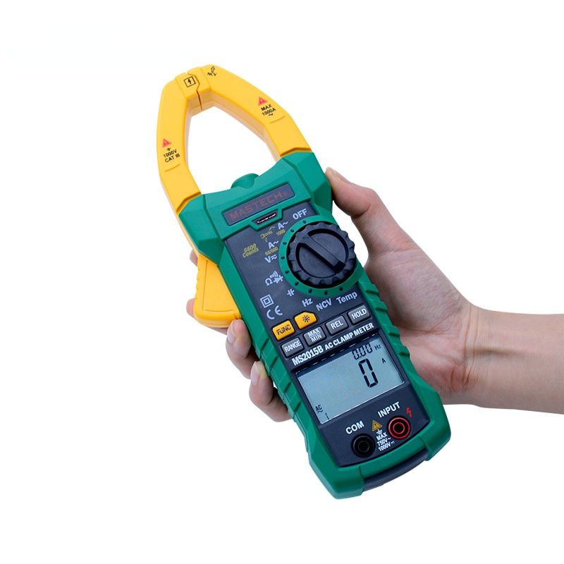 MS2015B Auto Range 6000 Counts Digital Clamp Multimeter AC/DC Tester True RMS temperature measurement