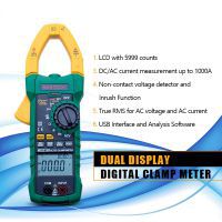 MS2115B Digital current clamp meter AC/DC current voltage 6000 Counts NCV trms USB clamp meter mulitimeter tester 1000A