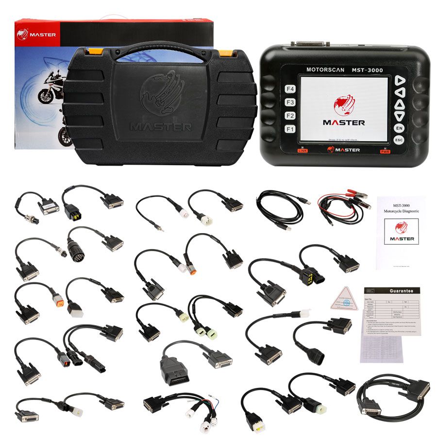 Master MST-3000 European Version Universal Motorcycle Scanner Fault Code Scanner for Motorcycle