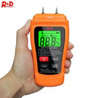 MT-18 Wood Moisture Meter Paper Humidity Tester Wall Hygrometer Timber Damp Detector Tree Density Tester Orange