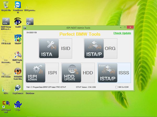 Perfect Version V2015.02 BMW ICOM Rheingold ISTA-D 3.47.20 ISTA-P 3.54.3.002 Win8 System 256GB SSD