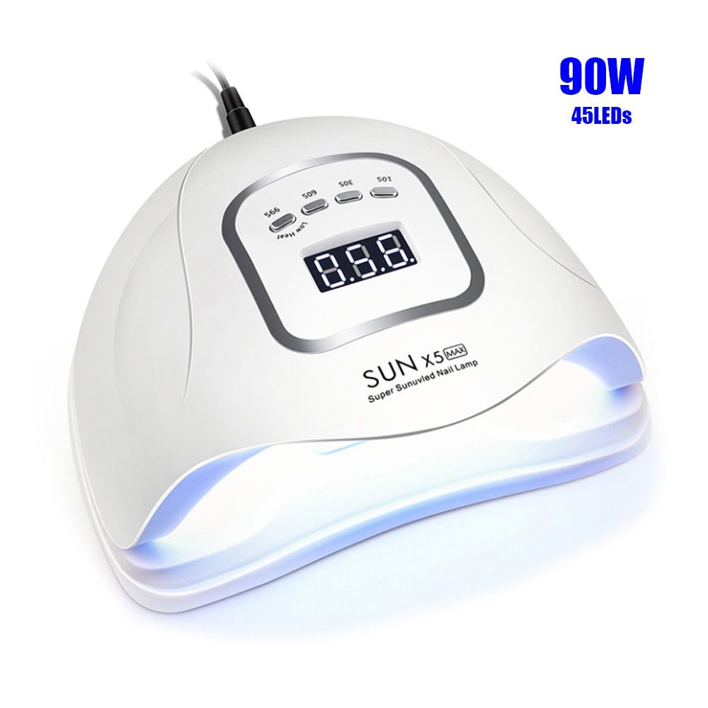 SUNX5 Max 90/72/36W LED Lamp Nail Dryer 45/36/18 LEDs UV Ice Lamp For Drying Gel Polish Timer Auto Sensor Manicure Tools