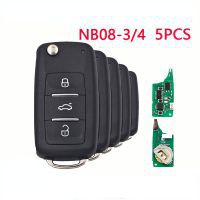 5PCS NB08-3 NB08-3+1 3/4 Buttons Universal NB Series KD Remote Car Key For KD900/MINI KD/KD-X2 KD900+ URG20