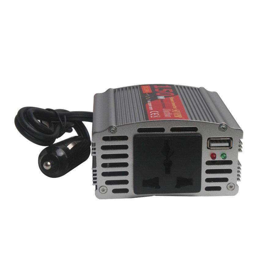 New 150W DC 24V to AC 220V Power CAR USB INVERTER