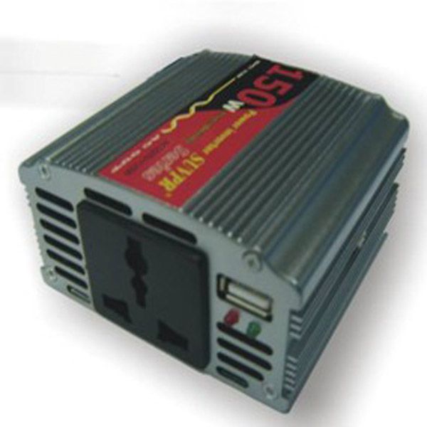 New 150W DC12V to AC 110V Power CAR USB INVERTER